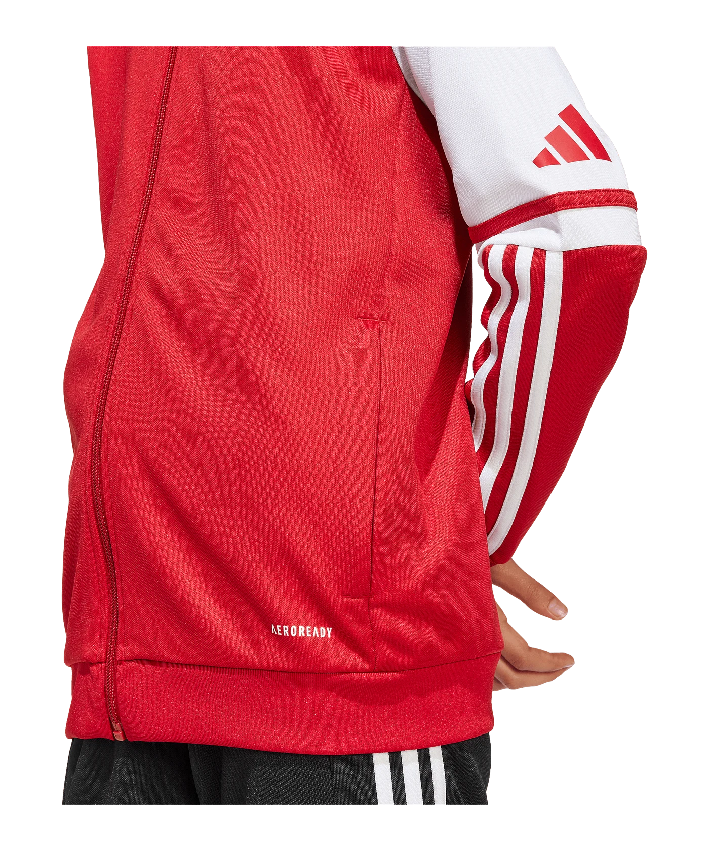 adidas Squadra 25 Kapuzenjacke Kids Rot