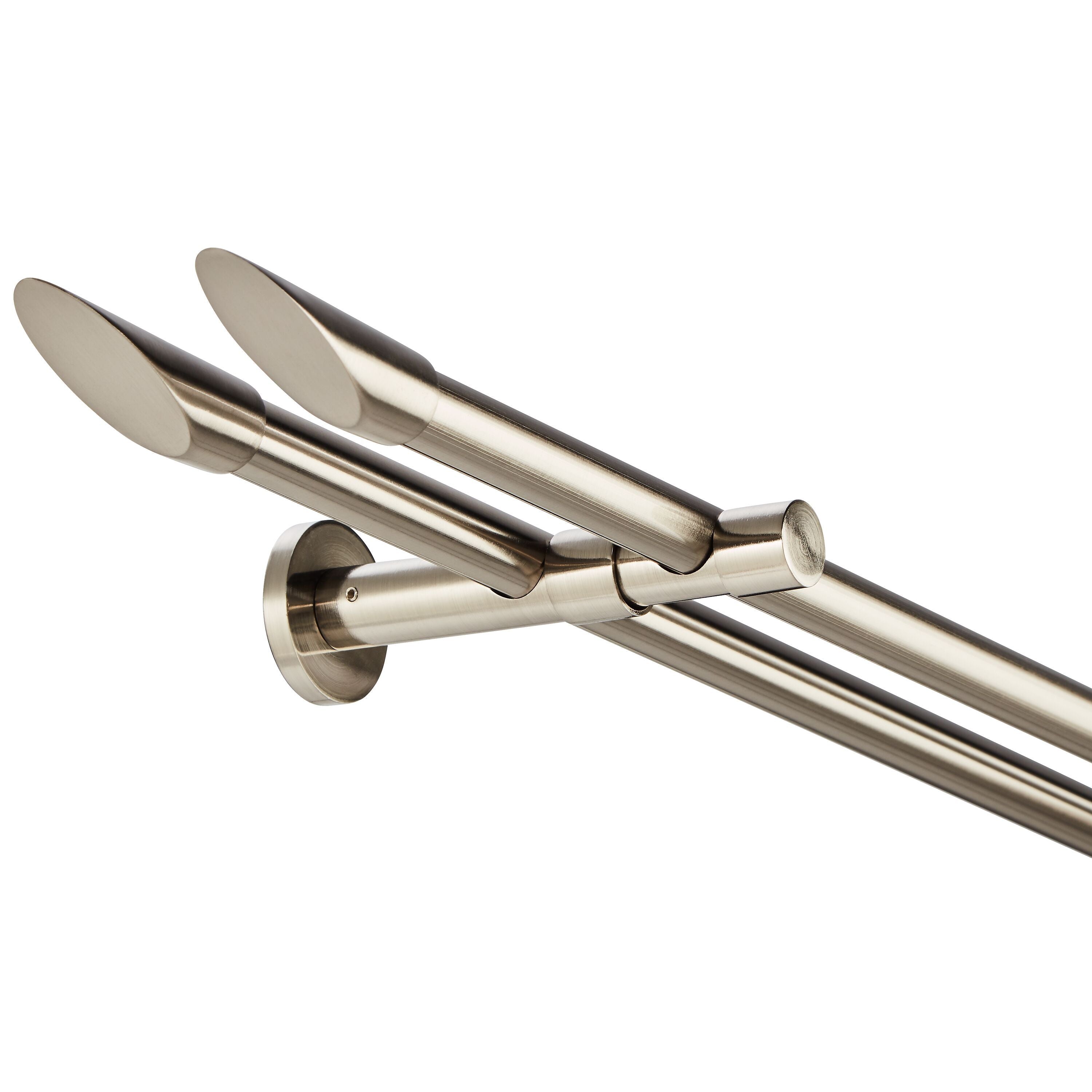 METALL Wandträger - Silber / B: 4.8 cm x H: 13.8 cm