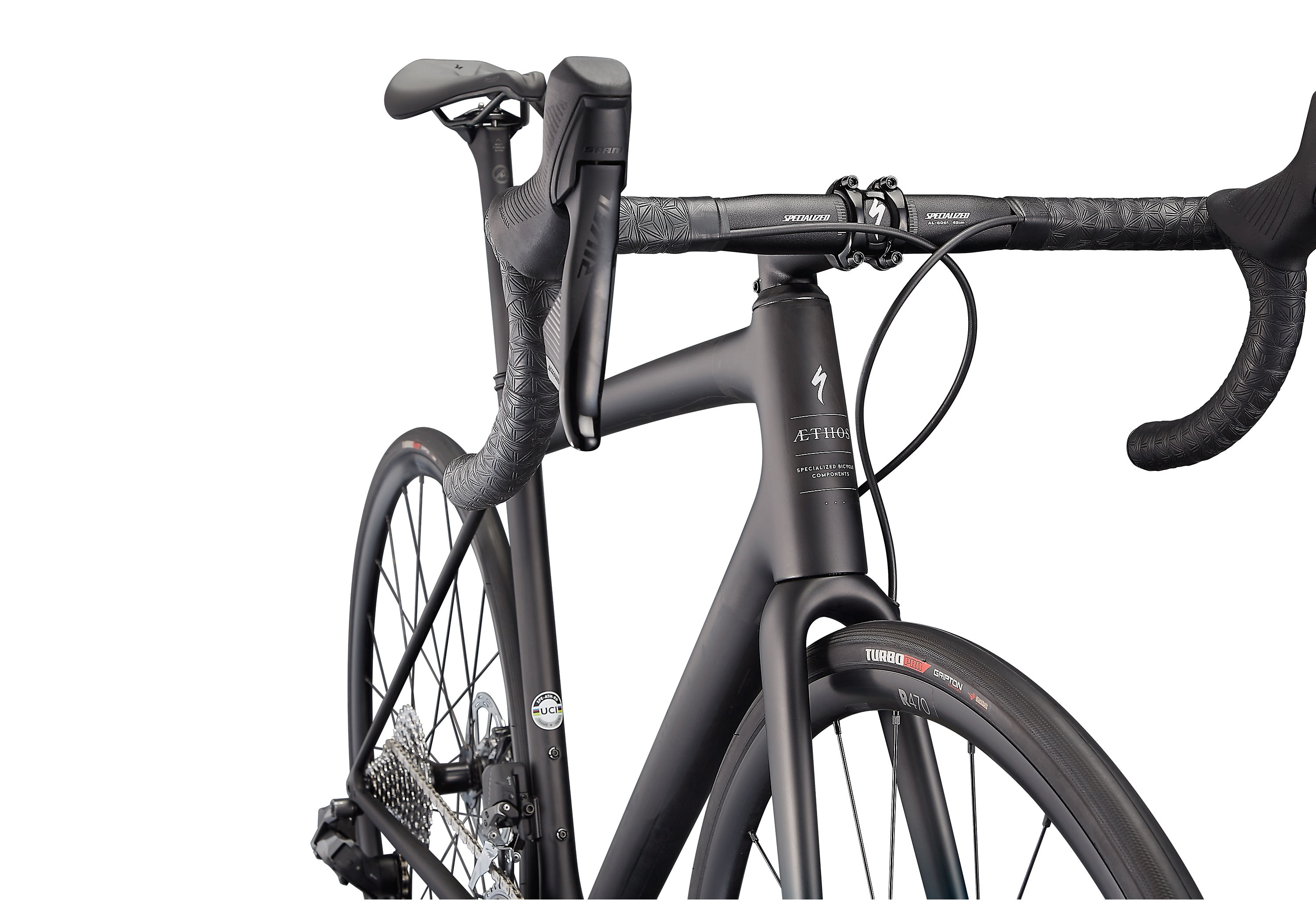 Specialized Aethos Comp eTap Black - Racercykel - 2023