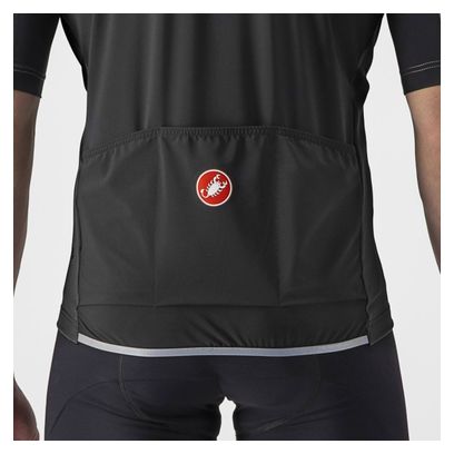Maillot Manches Courtes Castelli Perfetto RoS 2 Wind Gris Clair/Foncé
