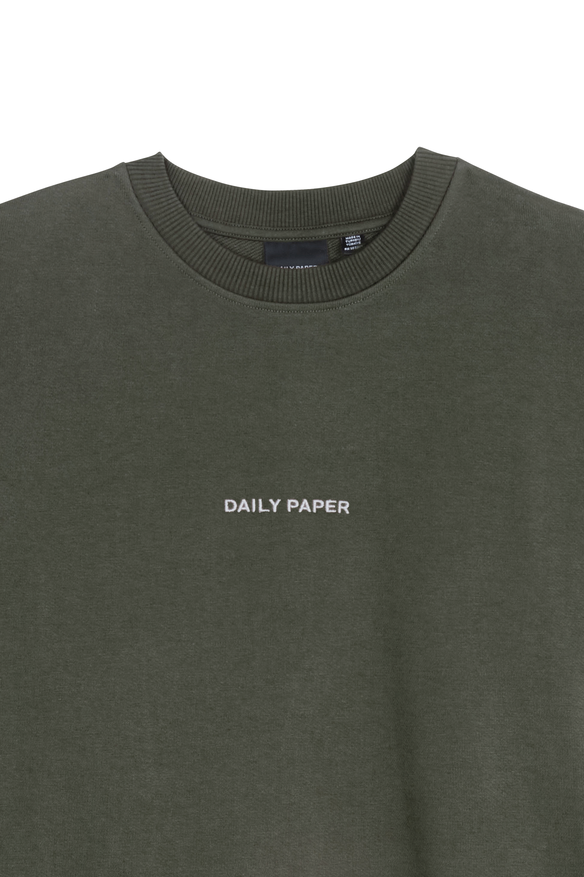 Daily Paper Sweatshirt shield crowd relaxed sweater Vert