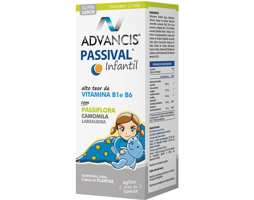 SUPLEMENTO ADVANCIS PASSIVAL INFANTIL 150ML