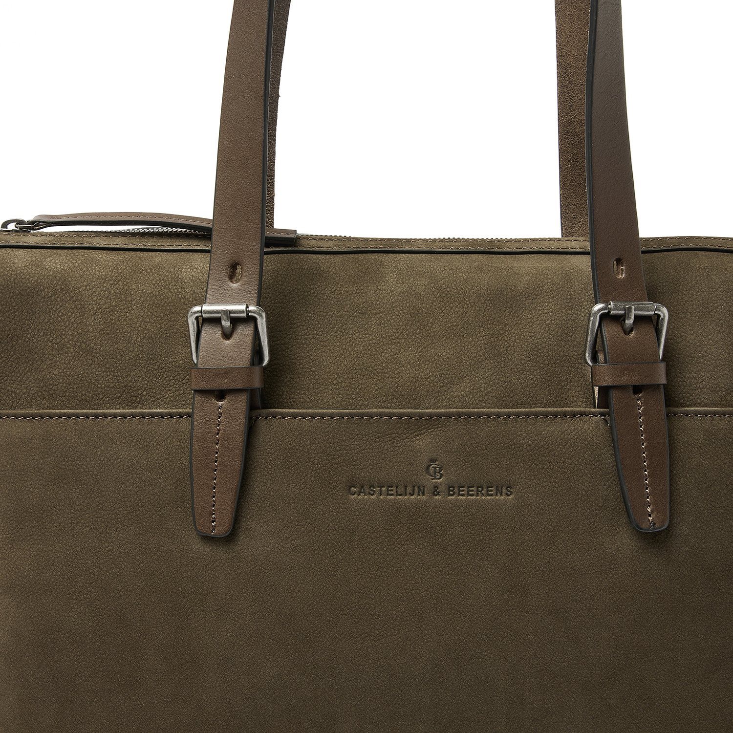 Castelijn & Beerens Nubuck Laptopbag 15.6