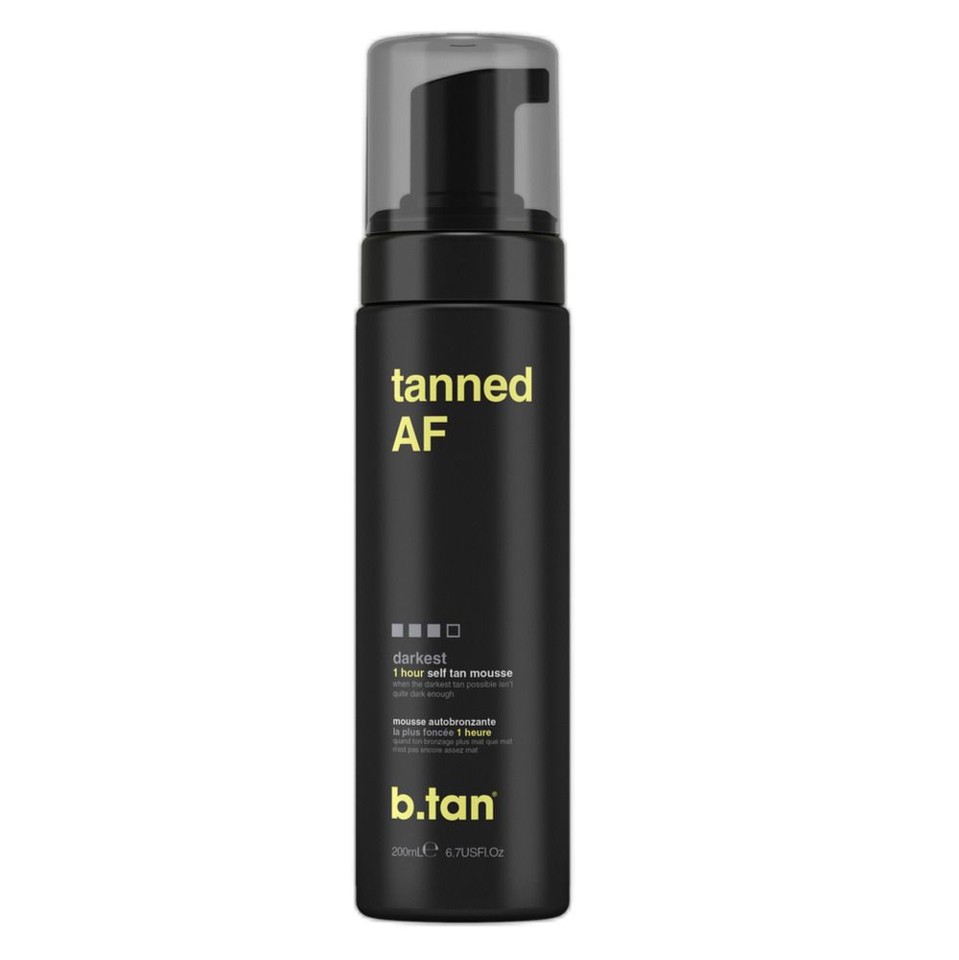 b.tan - Tanned AF Tan Mousse 200 ml - Selvbruner