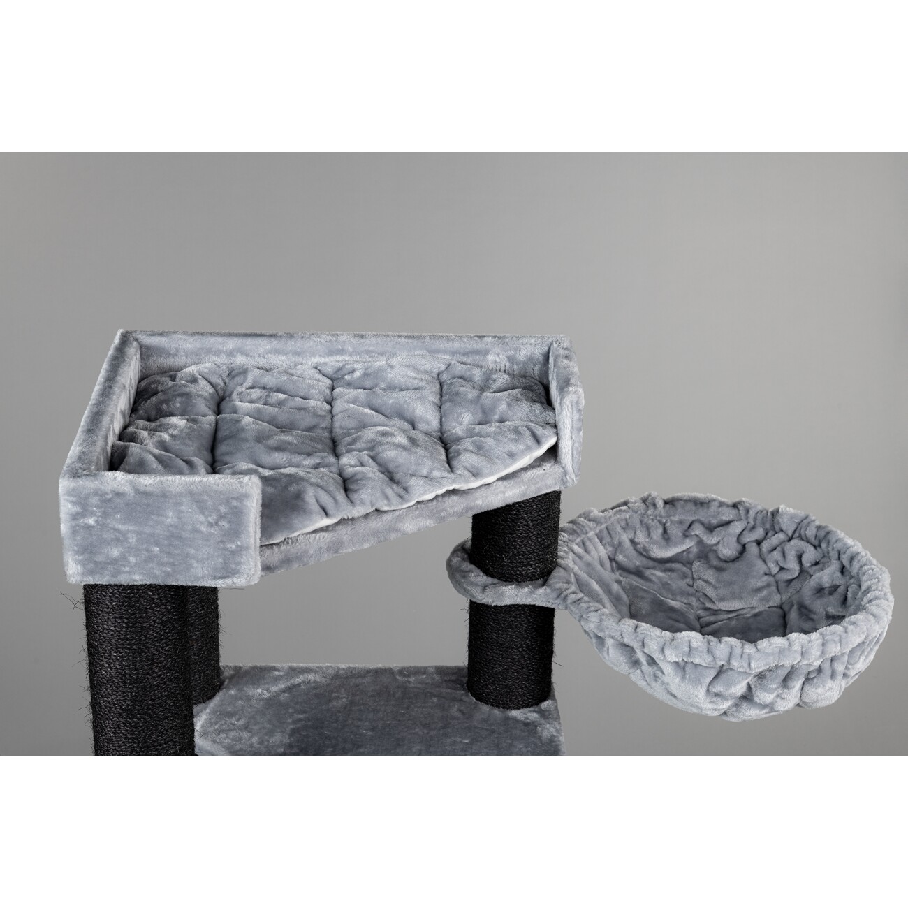 RHR Quality Kratzbaum Corner Coon schwarz/ grau