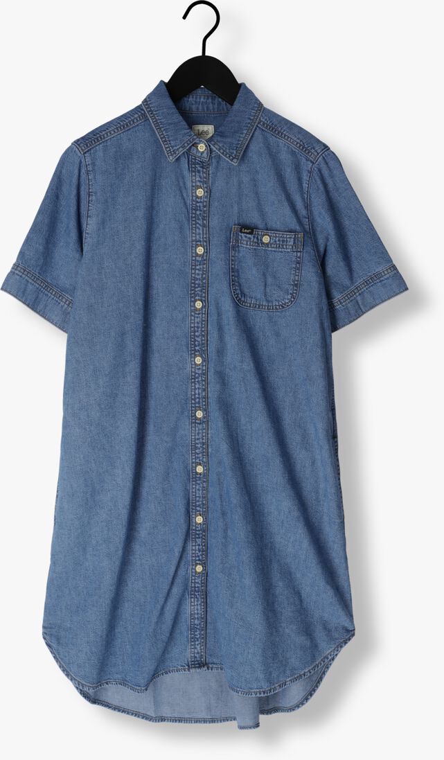 LEE blauwe lee mini jurk all purpose a line dress
