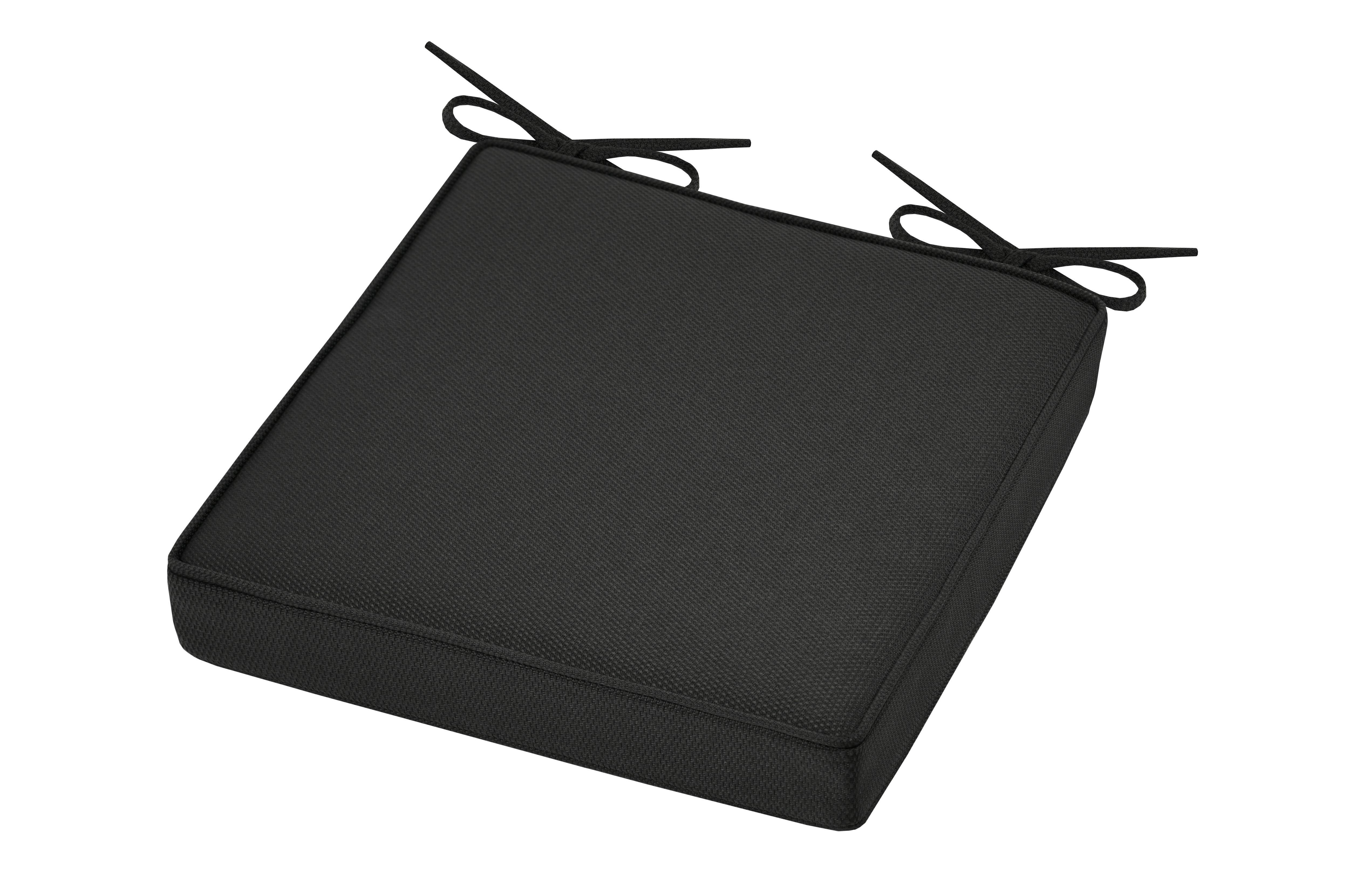 ODALYS GALETTE OUTDOOR 40X40X5CM CARBONE