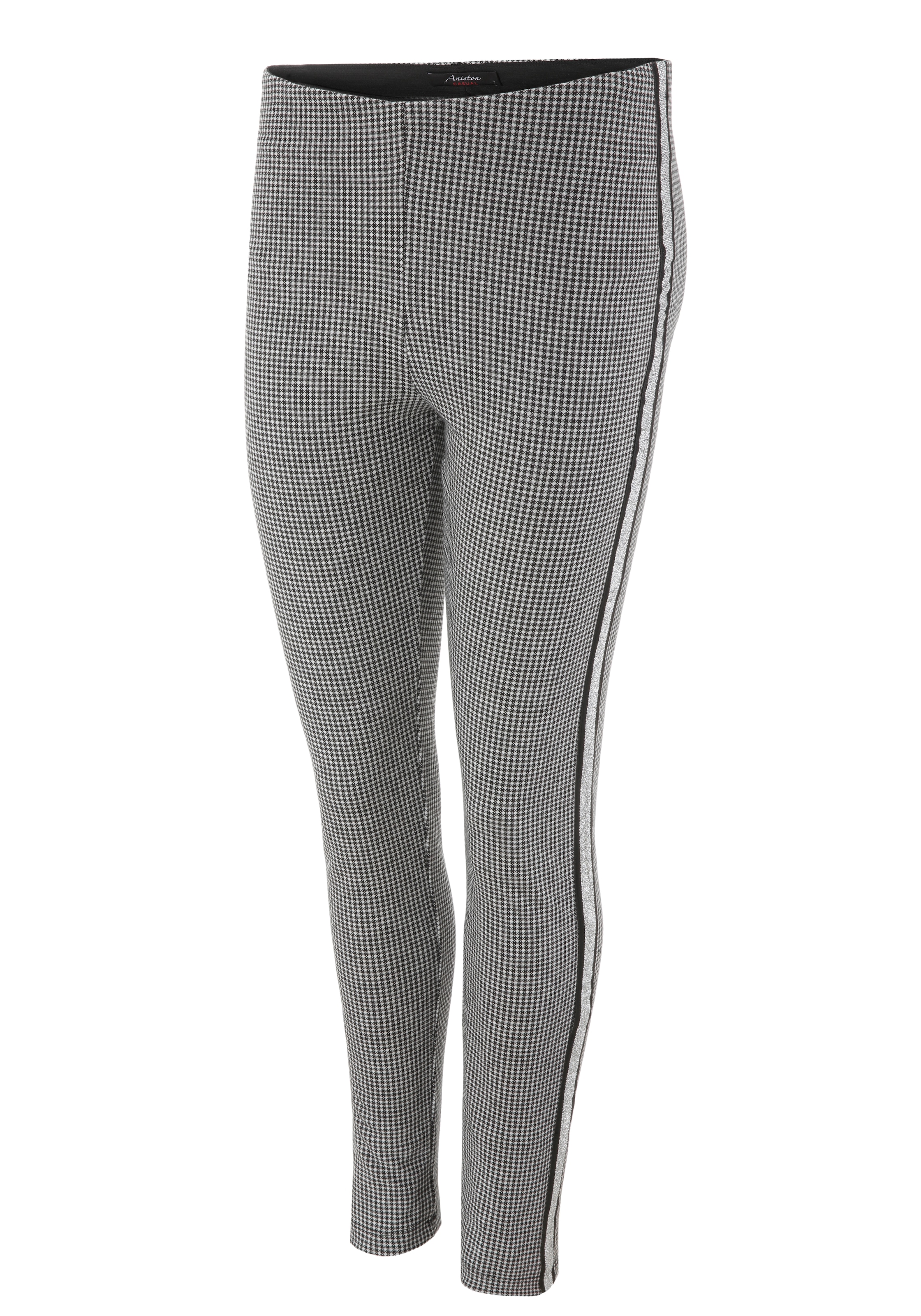 Aniston CASUAL Schlupfhose  mit glitzernden Galonstreifen
