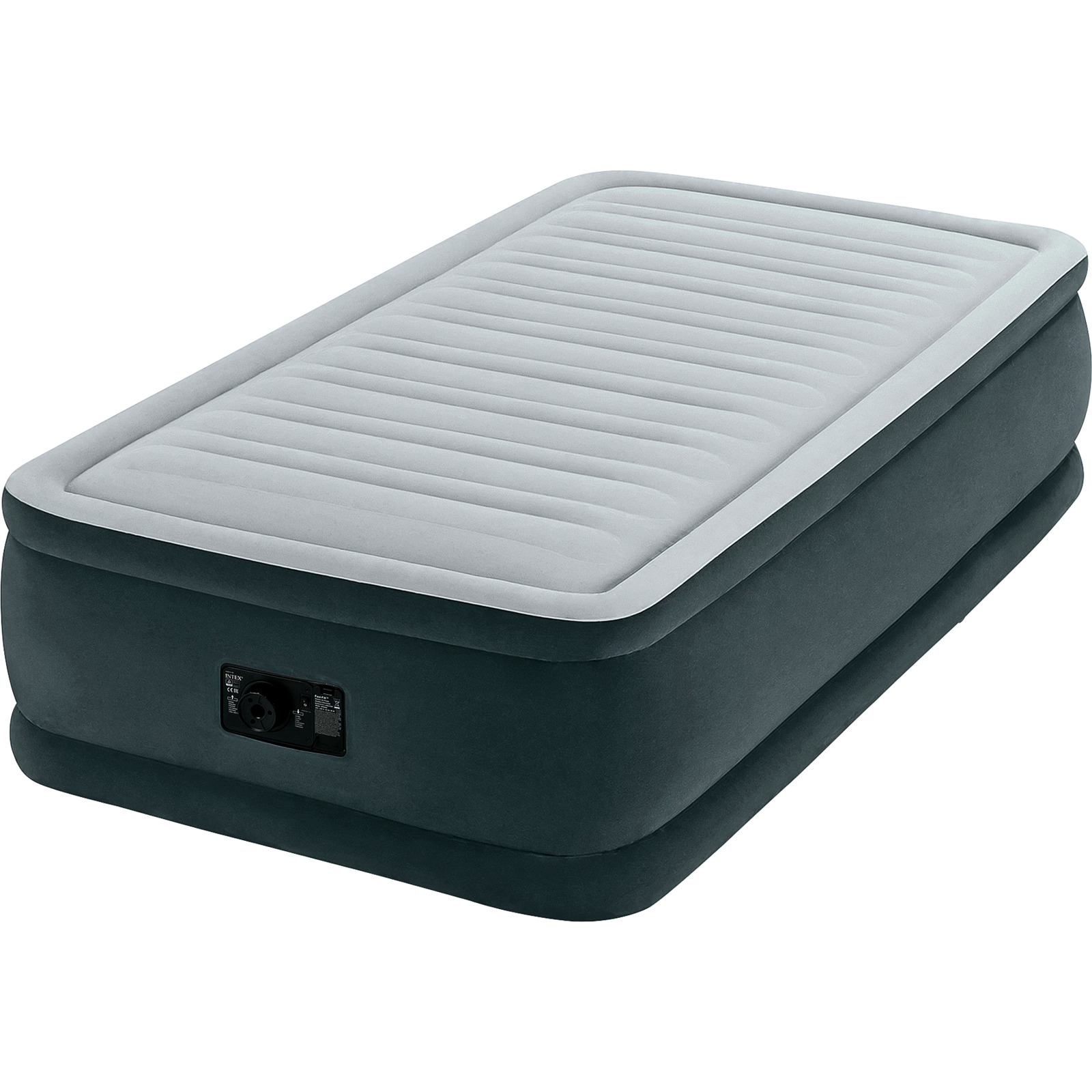 INTEX Luftbett Queen Comfort, Twin Size 99 x 46 x 191 cm mit integrierter Pumpe