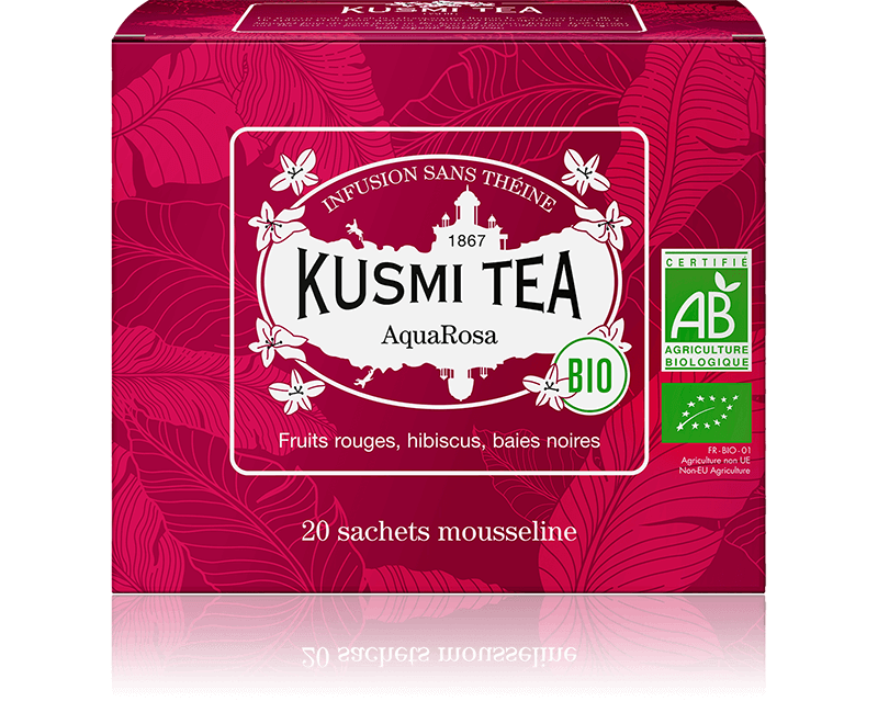 AquaRosa-Infusion hibiscus, fruits rouges 20 sachets