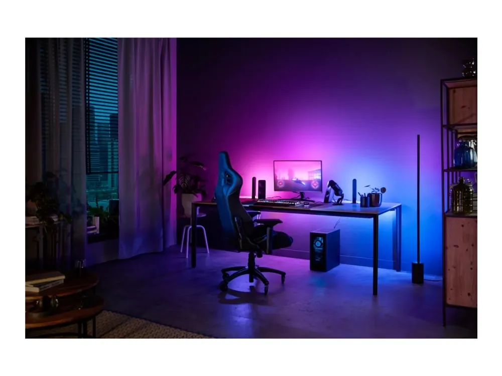Philips Hue Play Gradient - Lysrem - LED - 15 W - flerfarvet/hvidt lys - 90.5 cm - sort