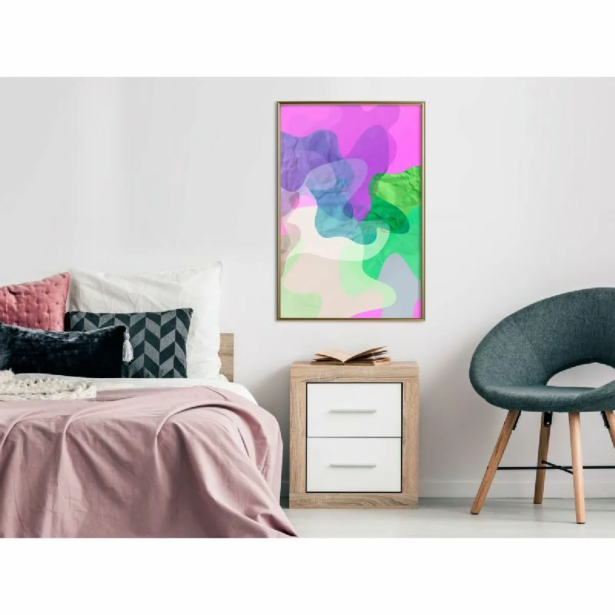 Paris Prix Affiche Colourful Camouflage Pink