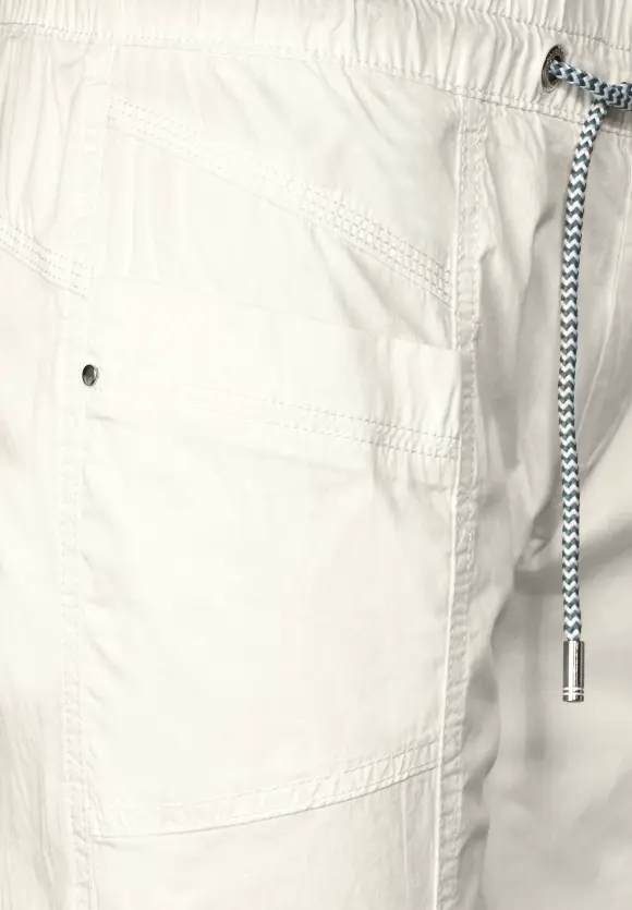 Loose Fit Hose - off white