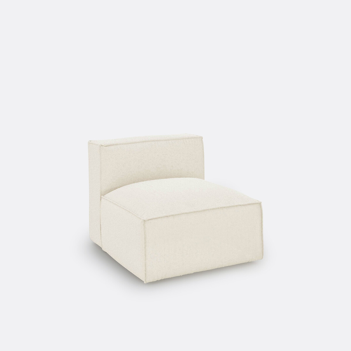 LA REDOUTE INTERIORS<br>Banco modular van bouclette, Seven