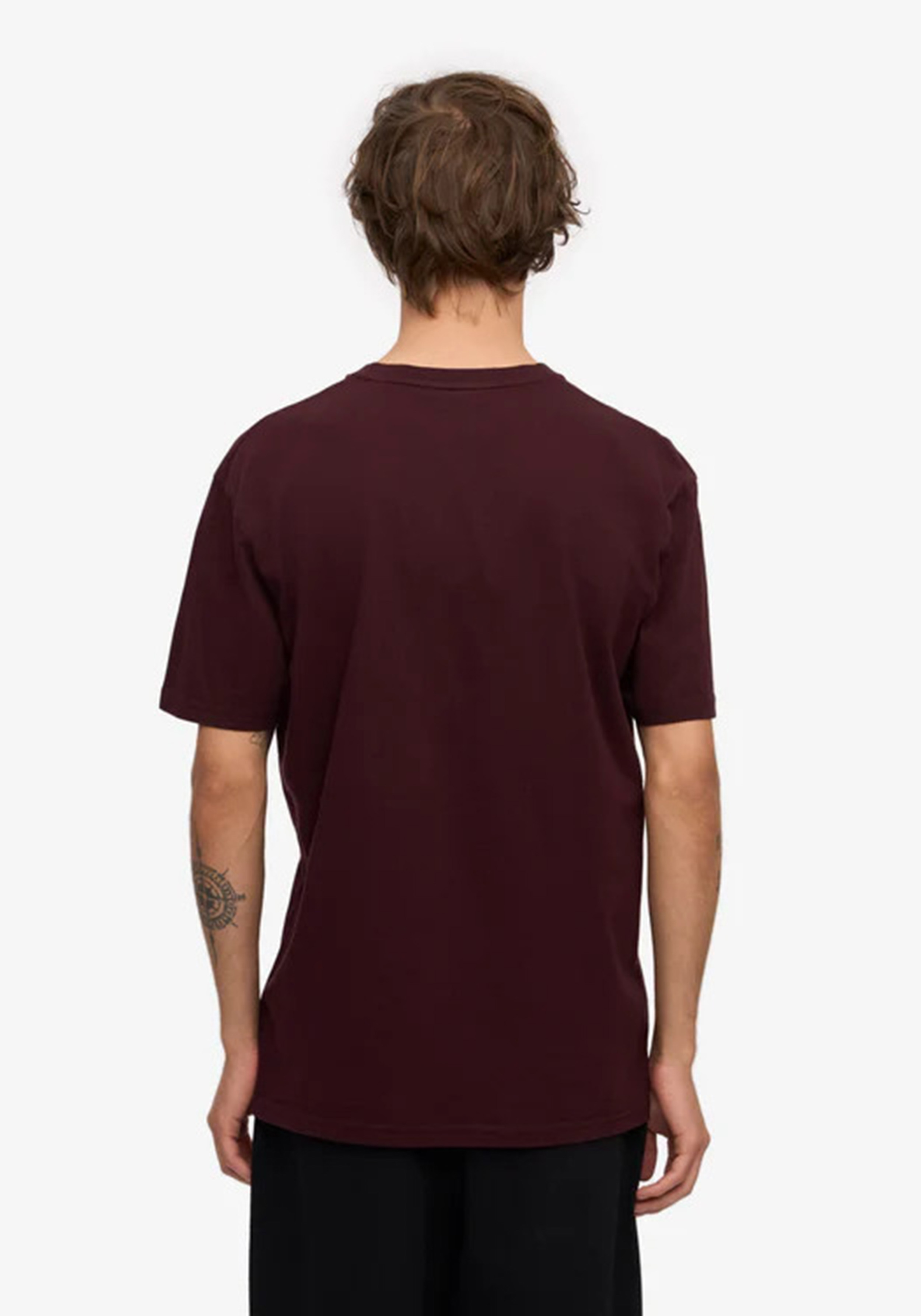 Colorful Standard Herren-T-Shirt Oxblood Red