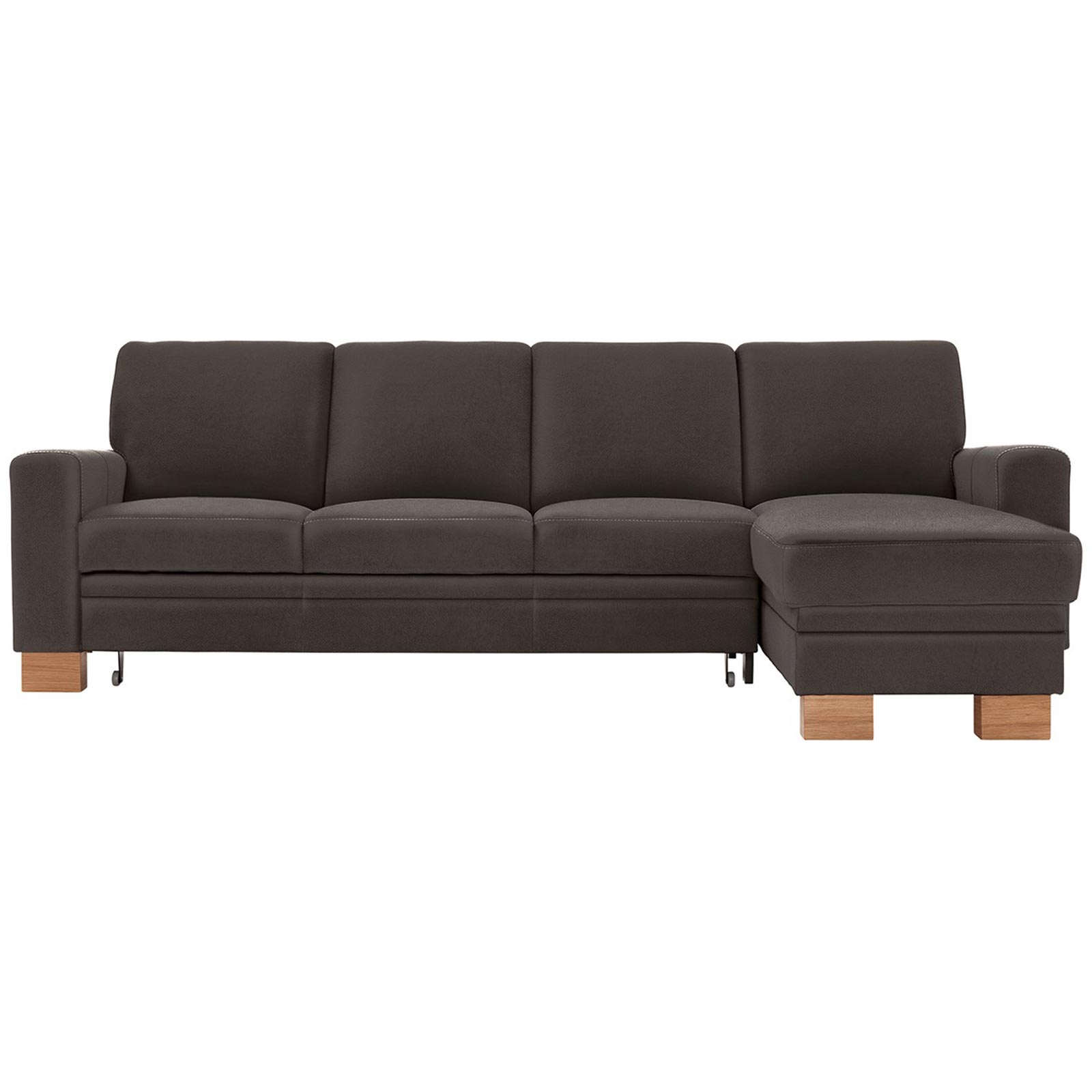 polsterpower Ecksofa - Saddle anthrazit - Basismodell - Recamiere rechts