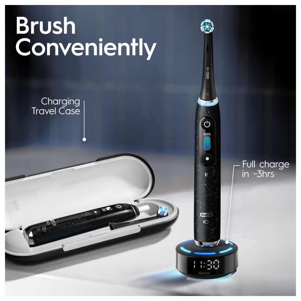 Oral-B - iO10 Kosmisk Sort Elektrisk Tandbørste