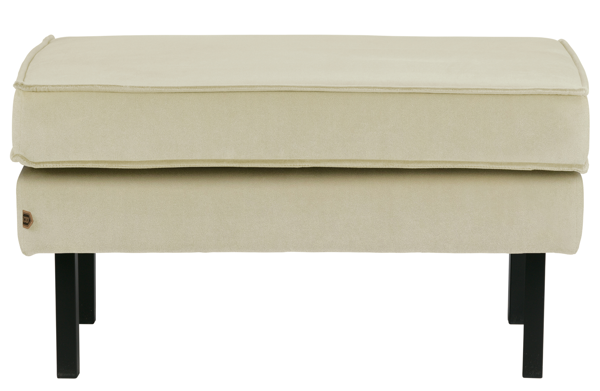 Hocker Rodeo op poten velvet - Pistache