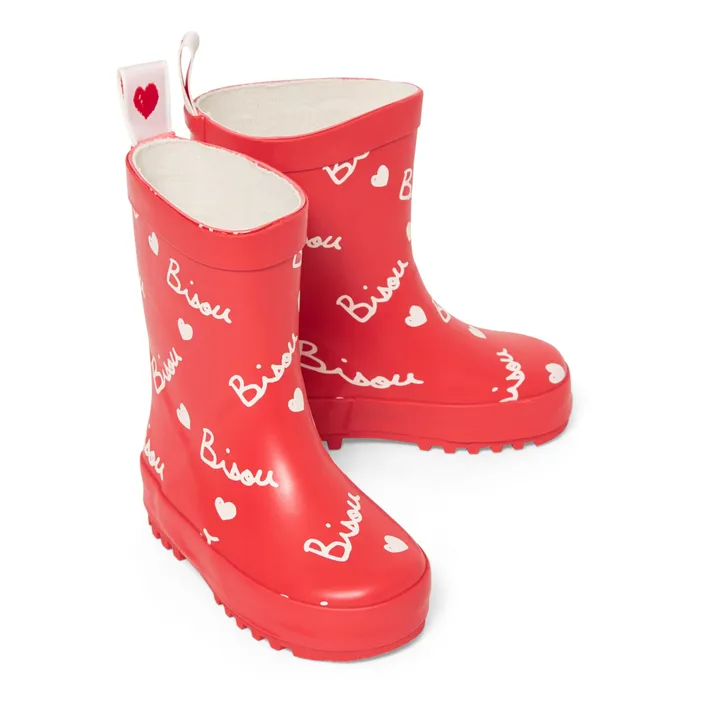 Mathilde Cabanas Bottes de Pluie | Rouge