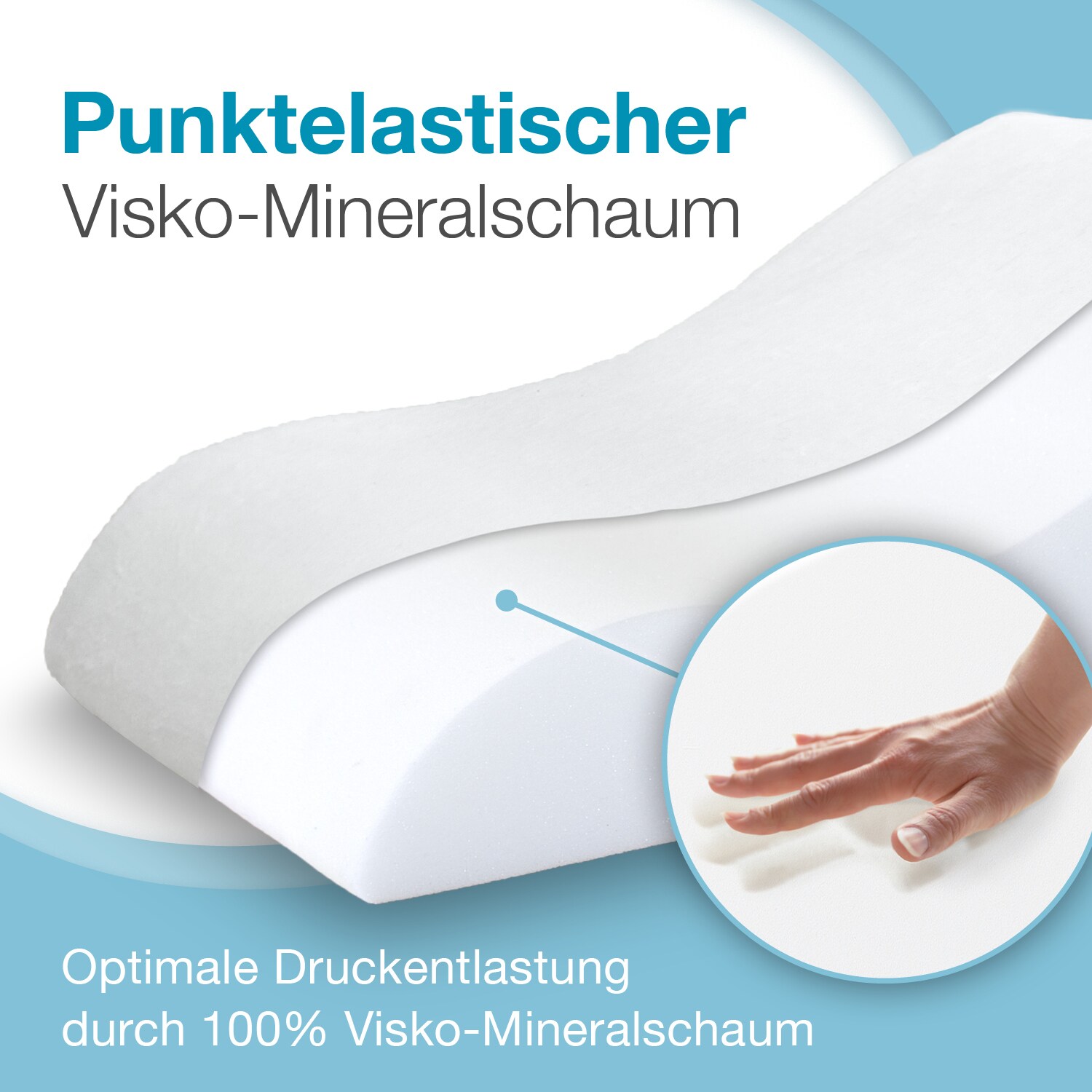 Bestschlaf Ergonomisches Bein-Lagerungskissen »Visko« Visko