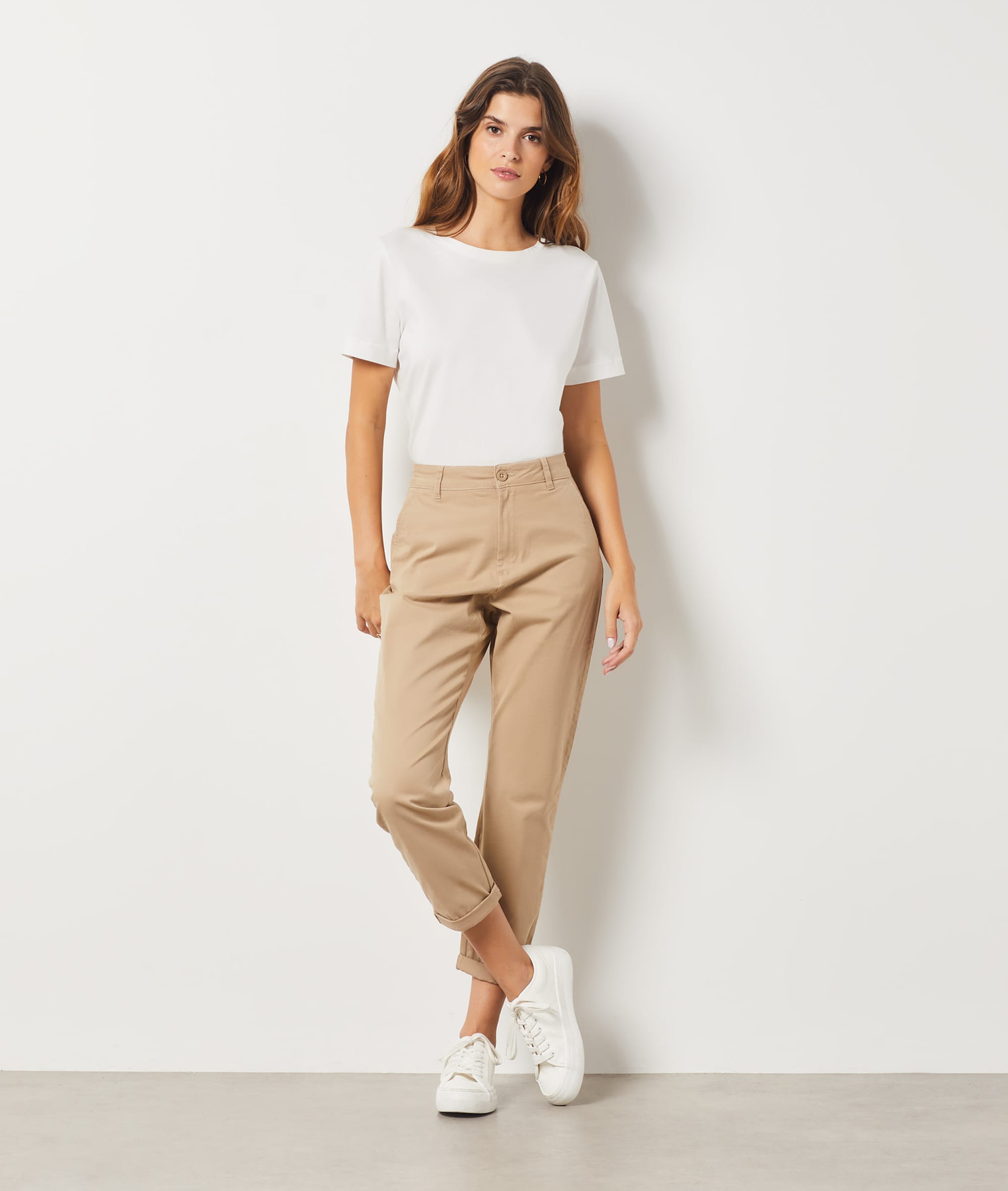 Pantalon coupe carotte