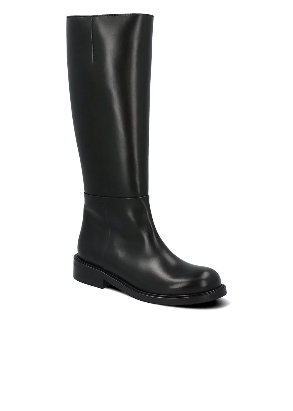 BOTTE VERDUN CUIR NOIR