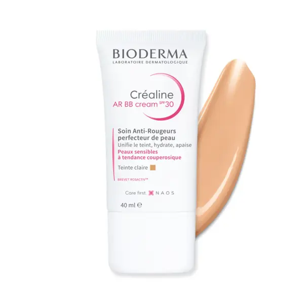 Bioderma Créaline AR Cuidado Anti-Vermelhidão Cor Dourada 40ml