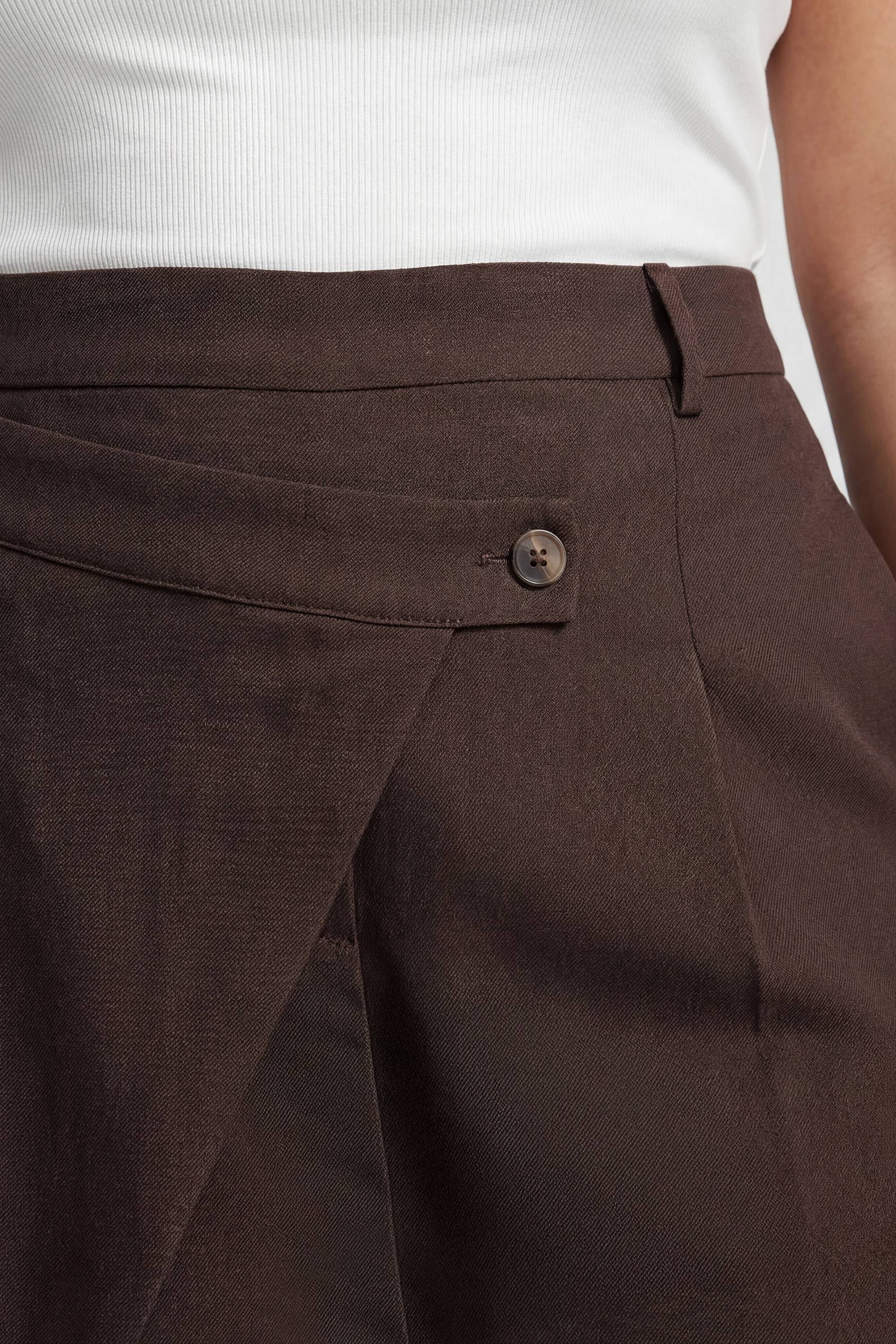 boohoo Pantalon Ballon Grande Taille À Taille Croisée