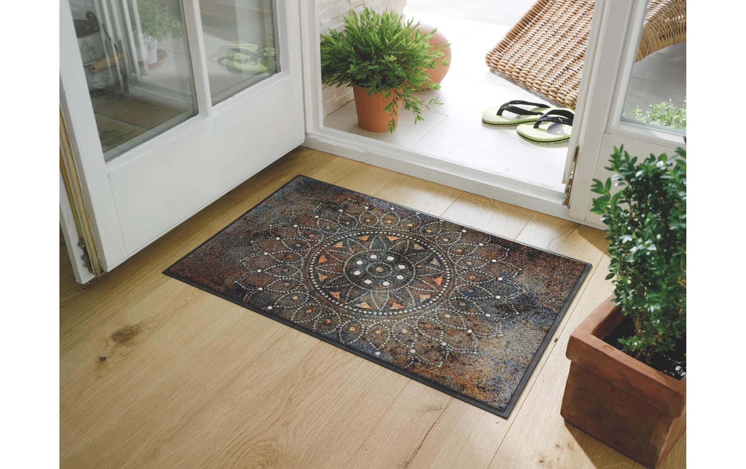 wash+dry by Kleen-Tex Fussmatte »Madhana 50 x 75« quadratisch