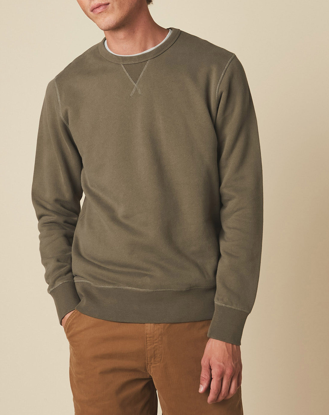 Hartford Sweat Crew olive