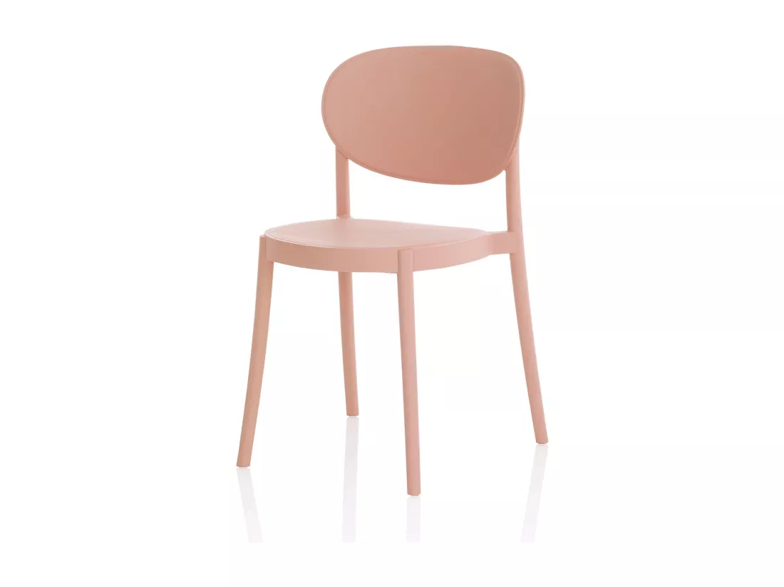 Set de 4 Chaises d’intérieur/extérieur EVA rose