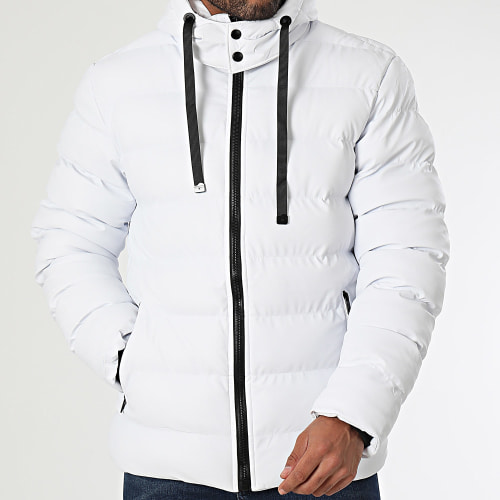 Doudoune Capuche Blanc