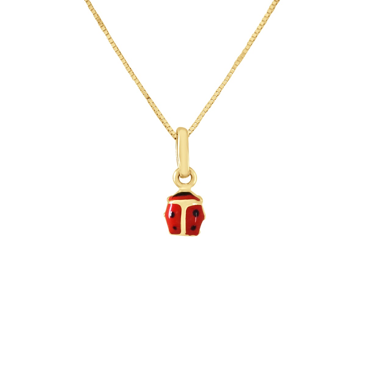 Pendentif COCCINELLE - Or Jaune