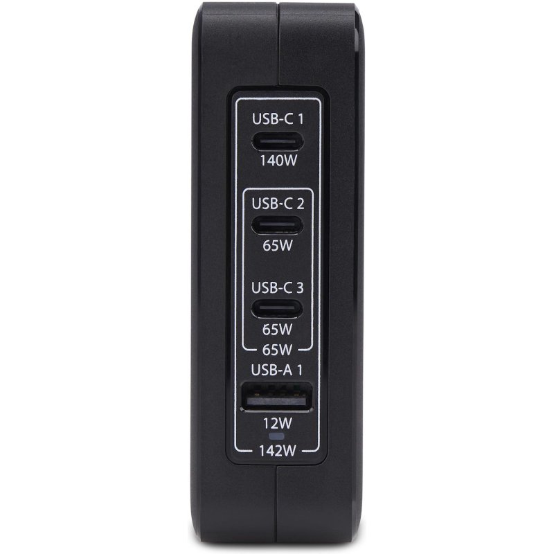StarTech.com Chargeur Mural USB-C 140W, 3x USB-C/1x USB-A, Adaptateur d'Alimentation Power Delivery 3.1 International GaN pour MacBook/Dell XPS/Inspiron