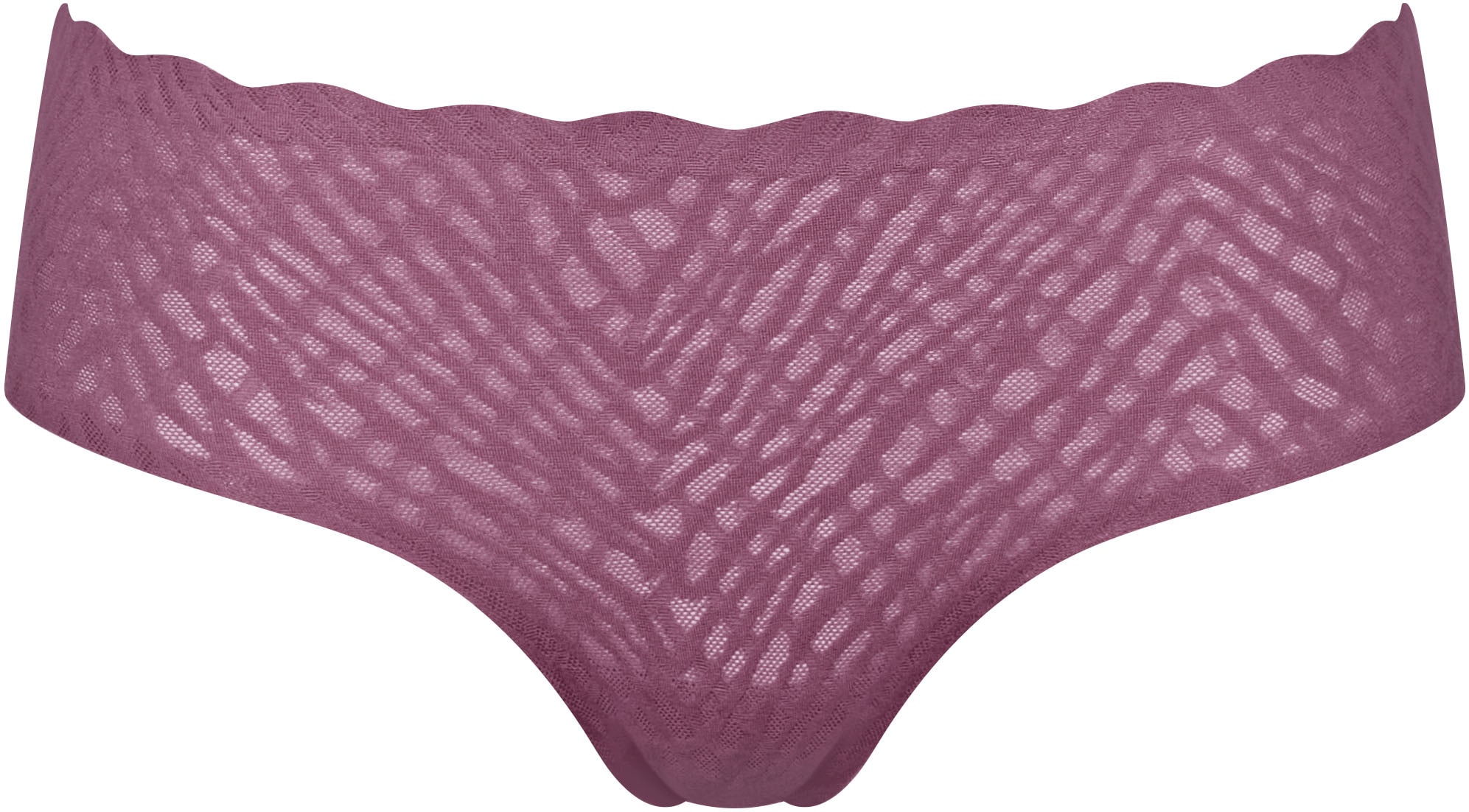 sloggi Hipster »ZERO Feel Bliss«, gewellte Free-Cut-Kanten, tiefer Sitz, elastische Spitze mit Grafik