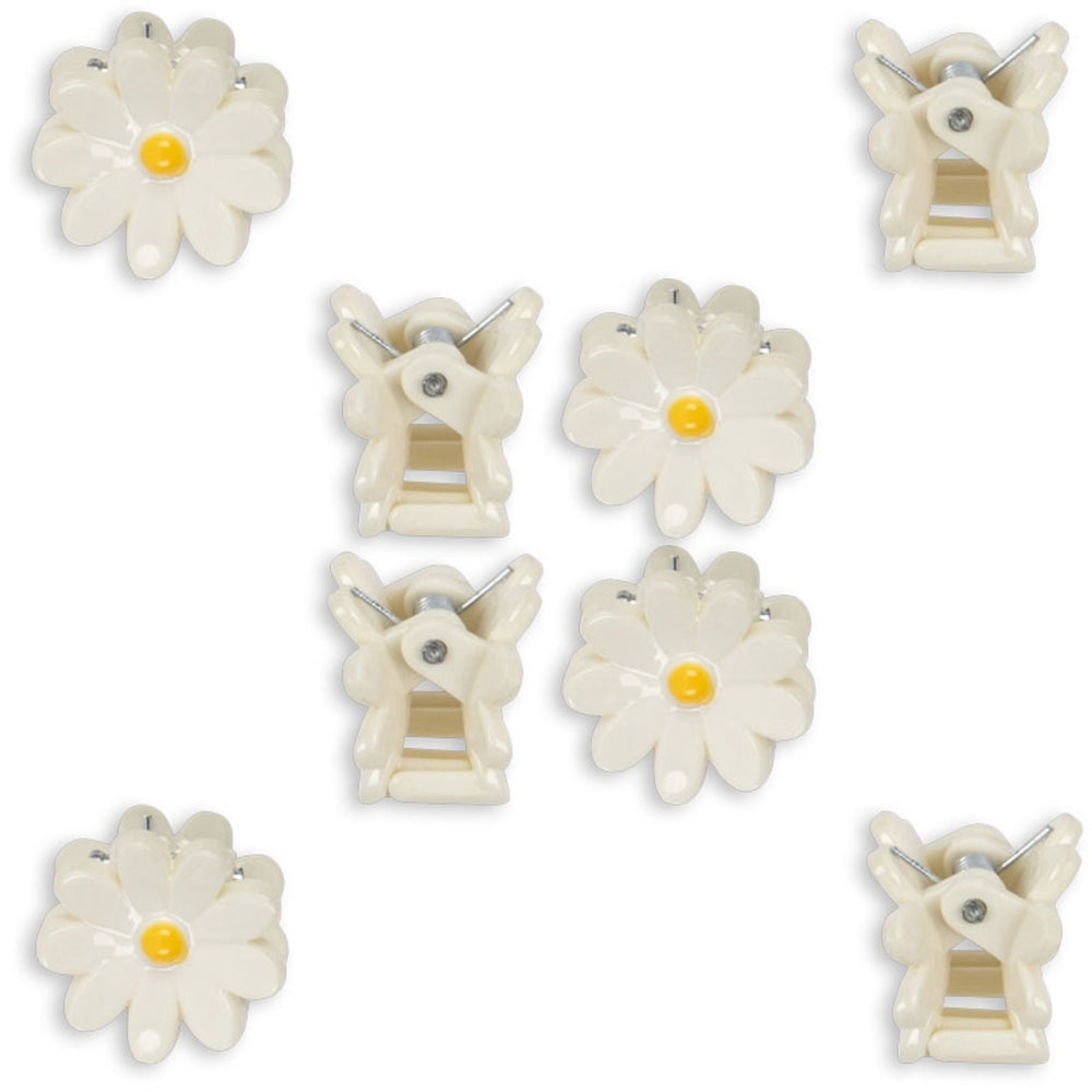 Køb Konges Sløjd Antique White 8 Pak Daisy Mini Hair Claw