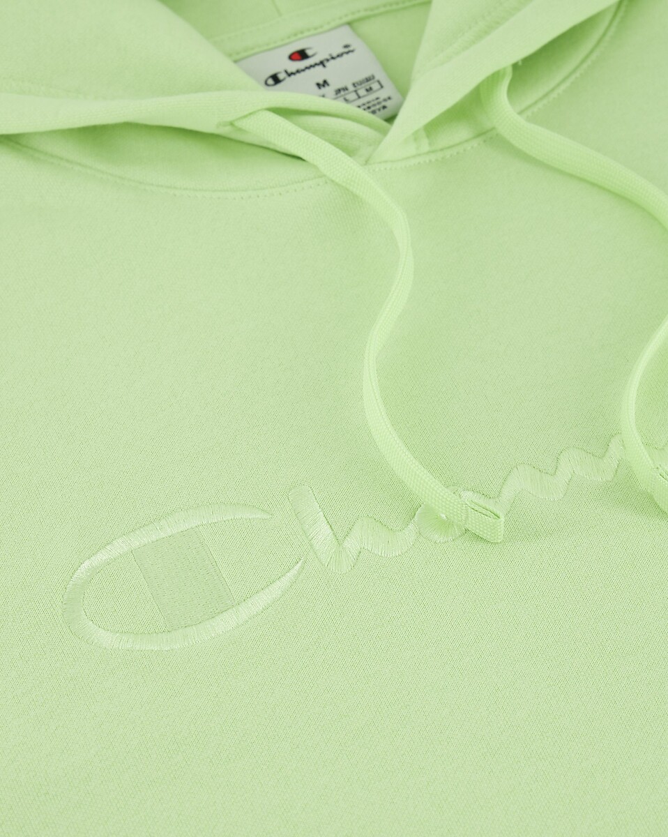 CHAMPION<br>Moletom com capuz e logotipo bordado grande