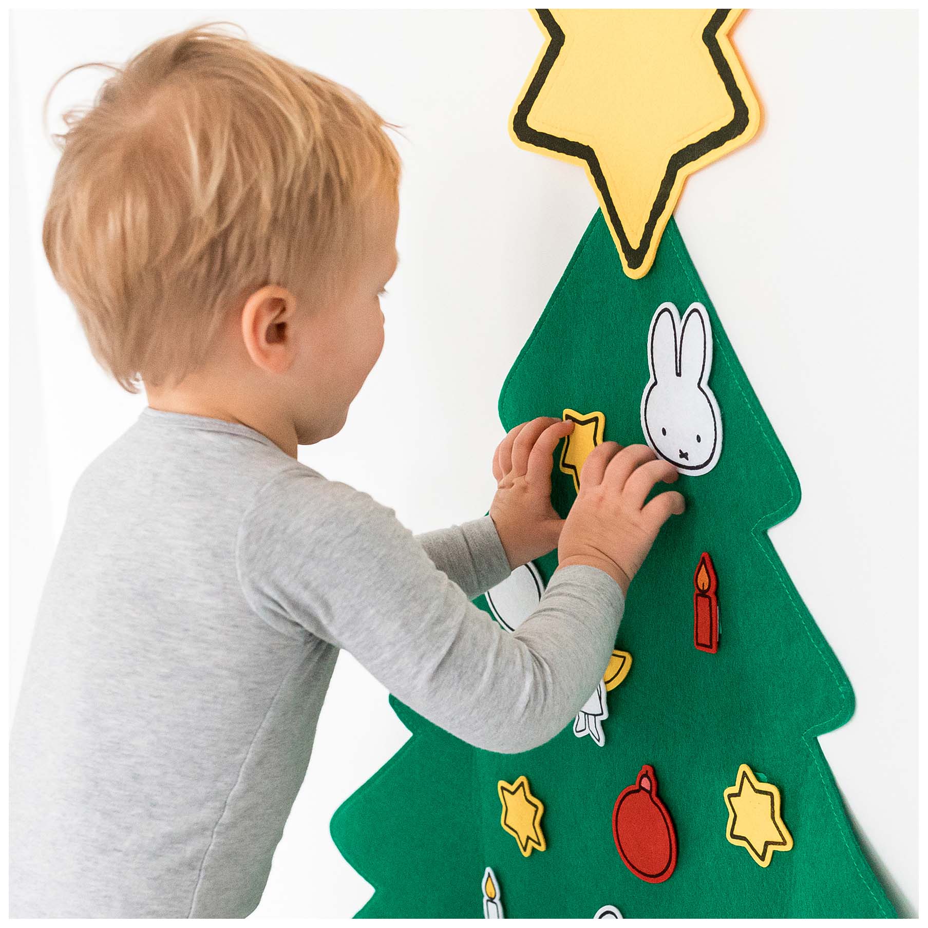 Nijntje kerstboom vilt multi