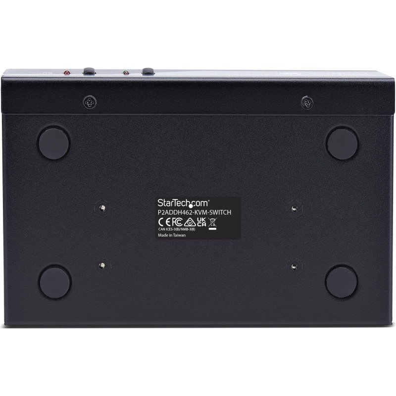 StarTech.com Commutateur KVM 2 Ports DisplayPort et HDMI, 4K 60Hz, 1 Moniteur HDMI et 1 Moniteur DP, Switch KVM 2 Ports, Hub USB 5Gbps 2 Ports, 2 Ports USB HID, Conforme TAA