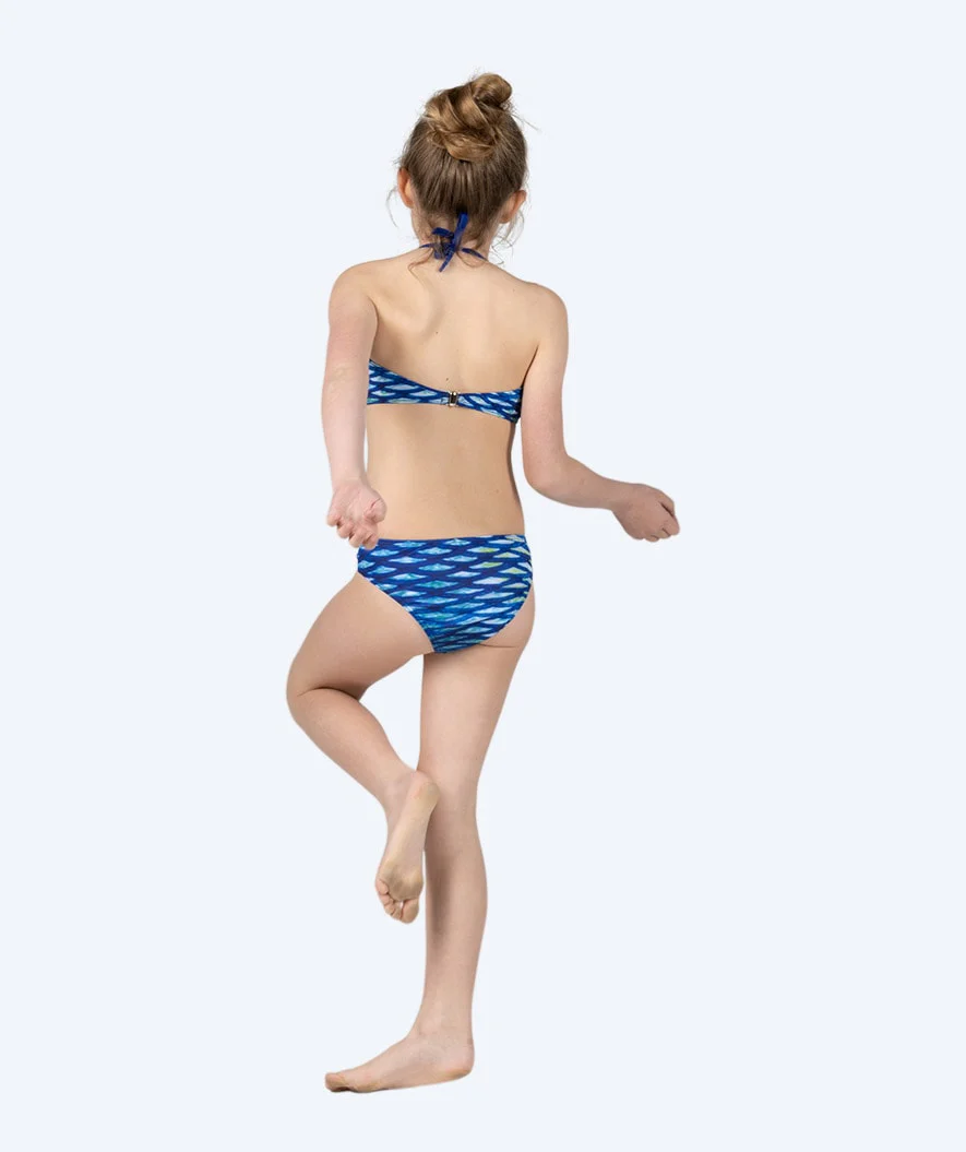 Watery havfruebikini til børn - Sæt - Blue Ocean