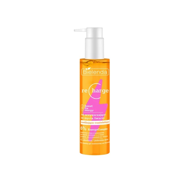 Bielenda Recharge feuchtigkeitsspendendes und aufhellendes Gesichtswaschgel 150 ml