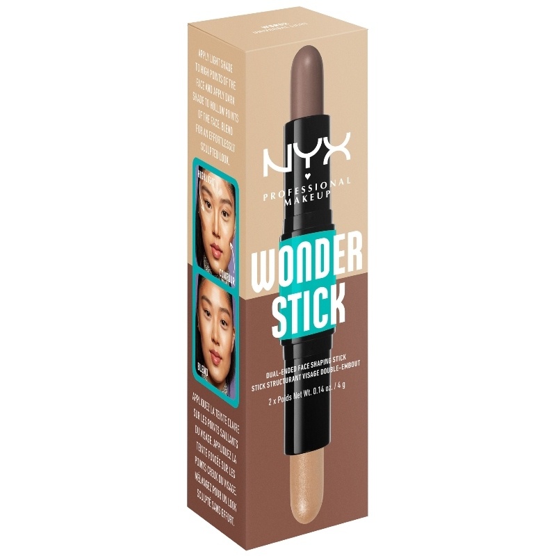 NYX Prof. Makeup Wonder Stick Dual-Ended Face Shaping Stick 34 gr. - 02 Universal Light
