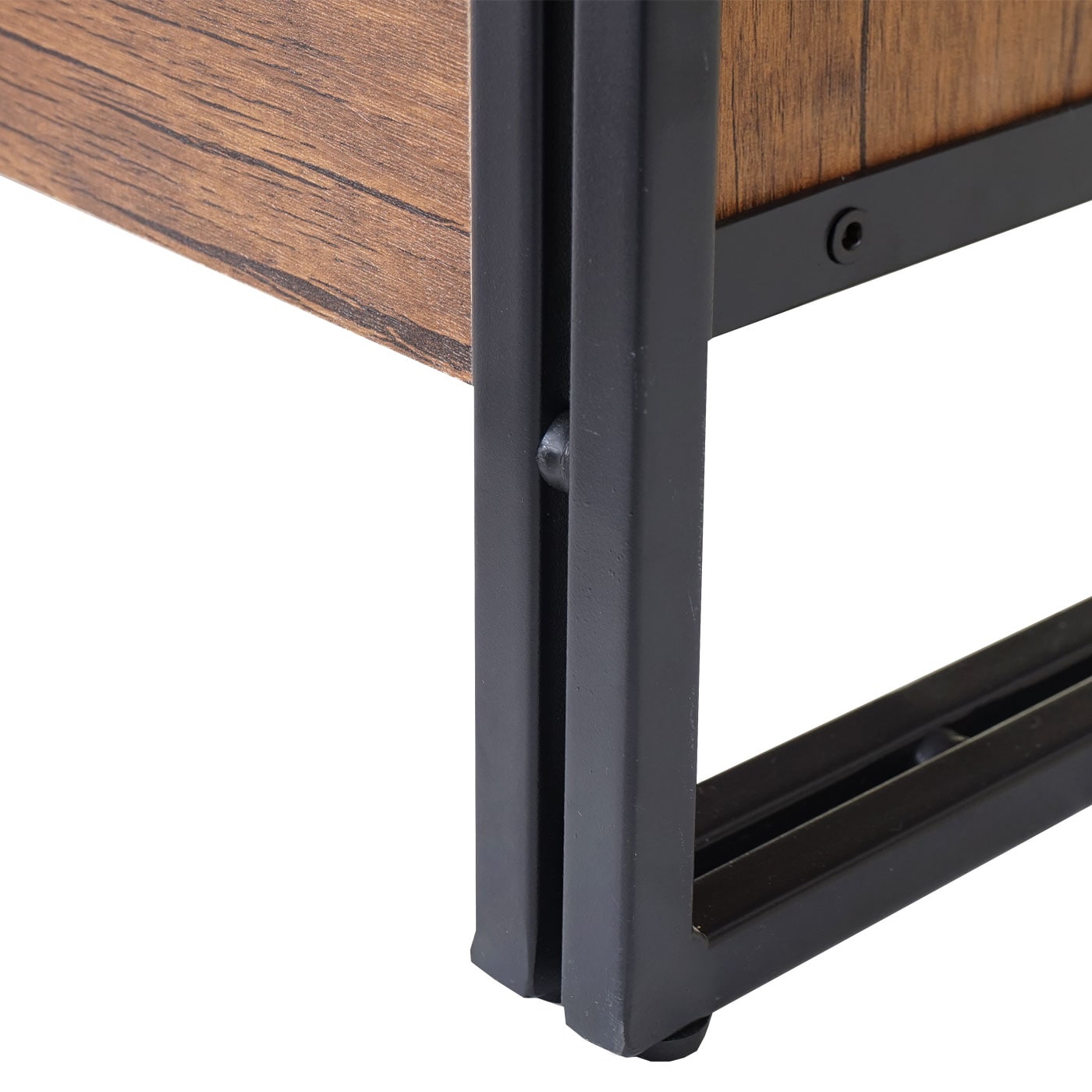 Sideboard MCW-A27, Kommode Schrank, 3D-Struktur 2 Staufächer 80x160x40cm MVG-zertifiziert MDF Metall ~ Wildeiche-Optik