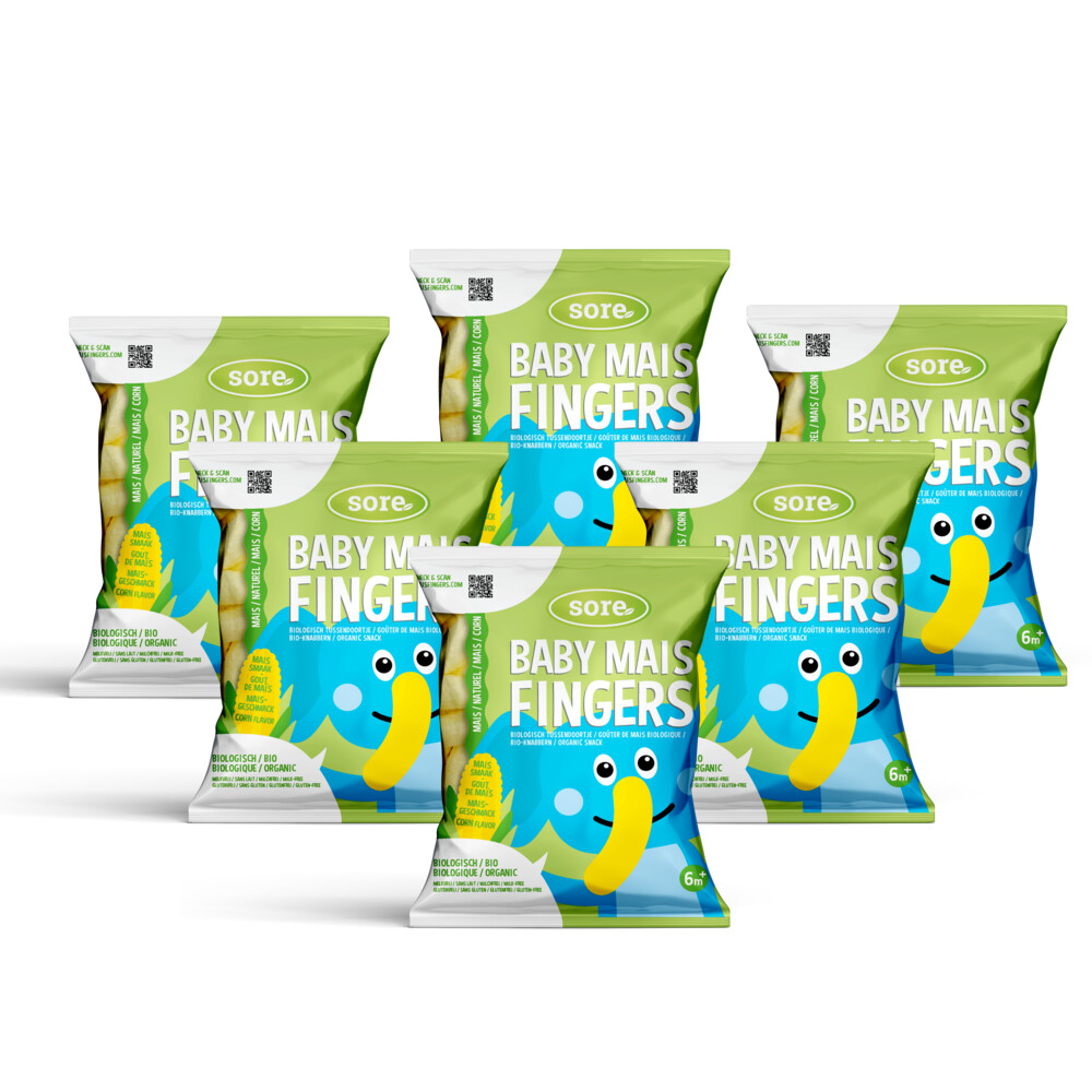 6x Sore Baby Maisfingers Naturel35 gr