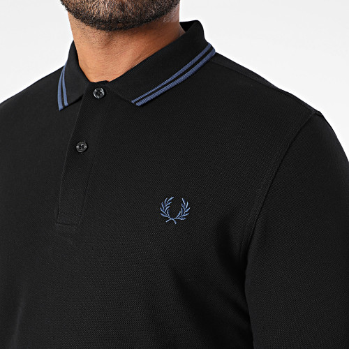 Polo Manches Courtes Twin Tipped M3600 Noir