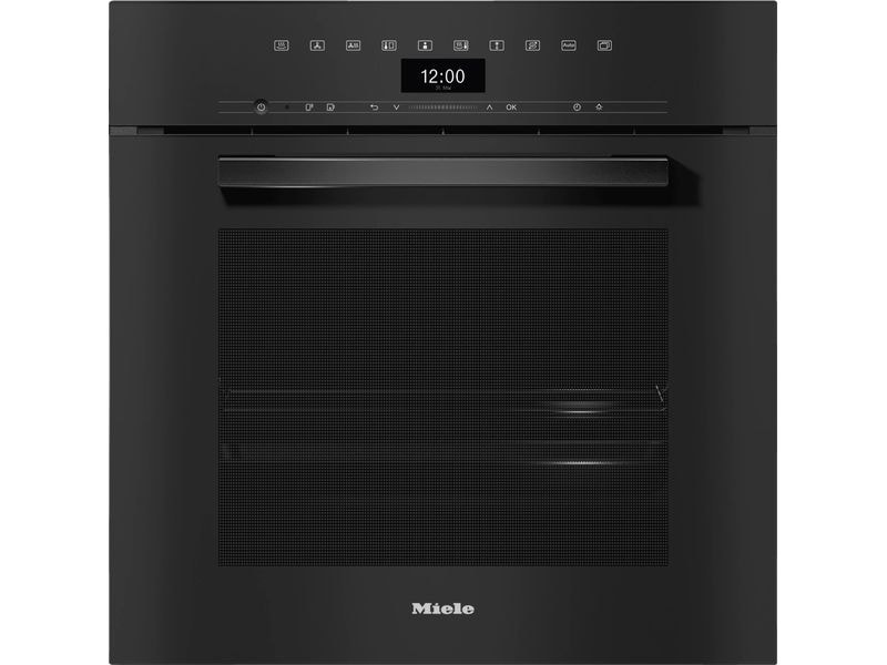 Miele Dampfgarer DGC 7460 HC Pro Schwarz Kompakt-Dampfbackofen zum Dampfgaren, Backen, Braten mit Vernetzung   HydroClean