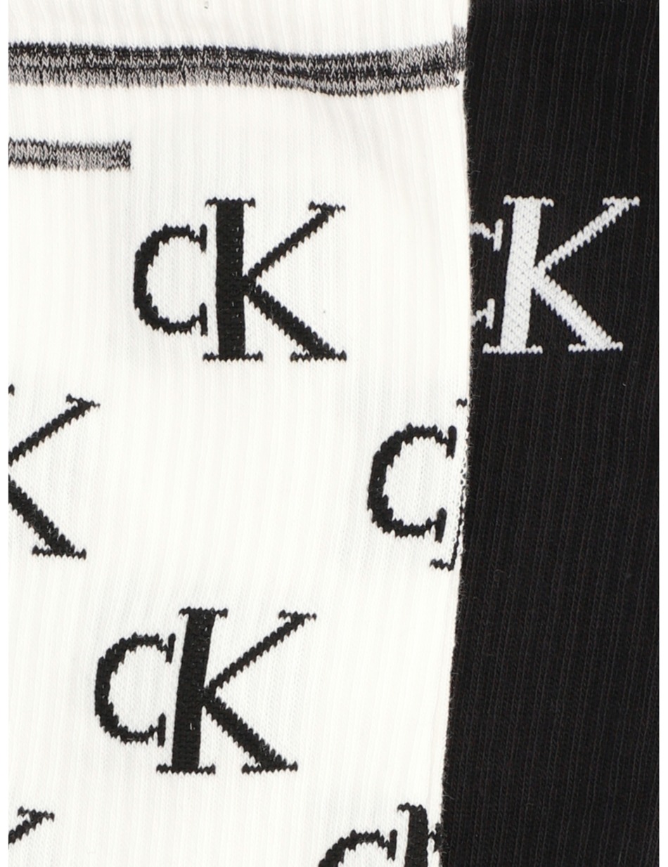 MEN SOCKS 2 P SCATTERED LOGO