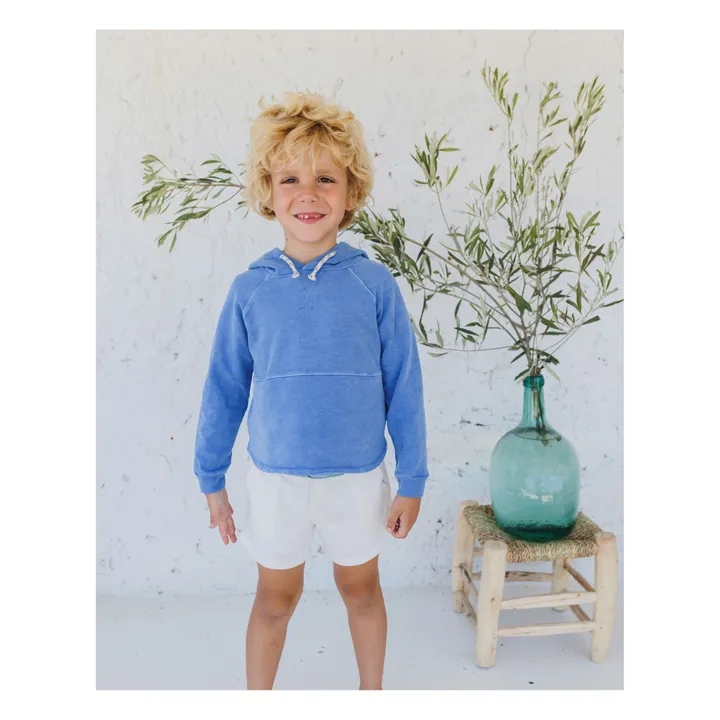 Búho Sweat à Capuche | Bleu