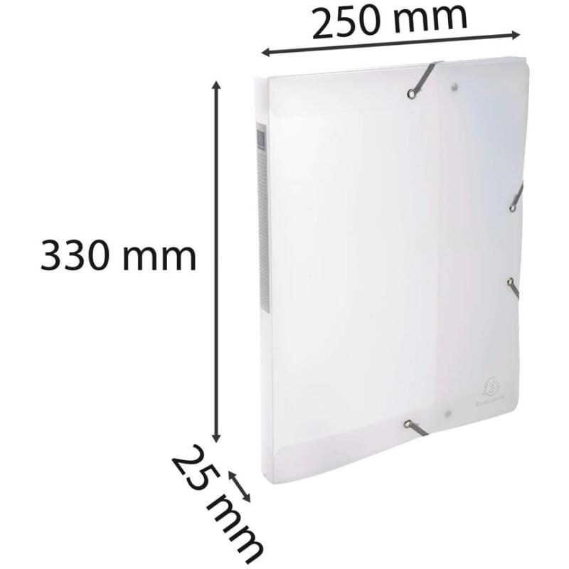 Boite de classement en polypropylène Dos 25mm Chromaline - A4
