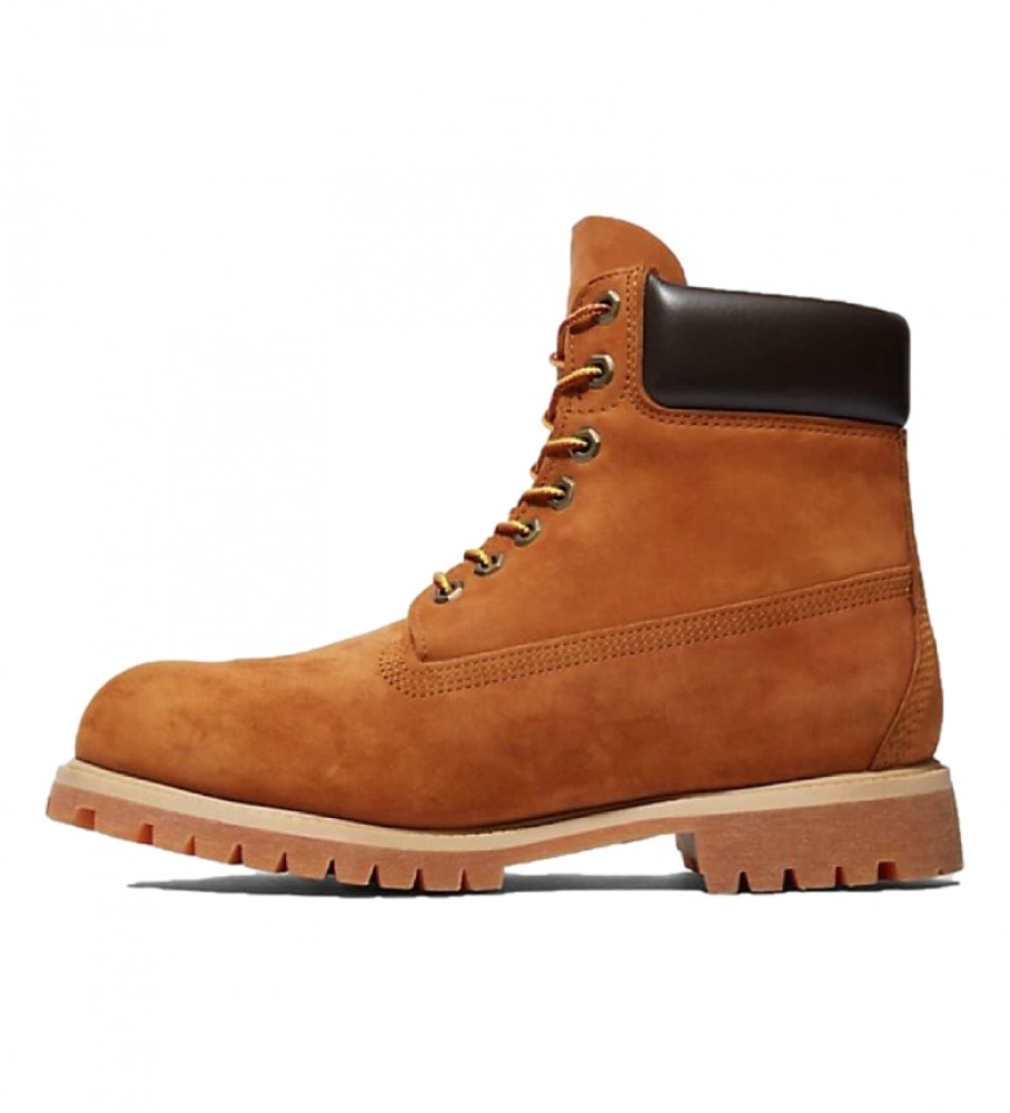 Botas Timberland Premium em couro marrom de 6 polegadas / PrimaLoft
